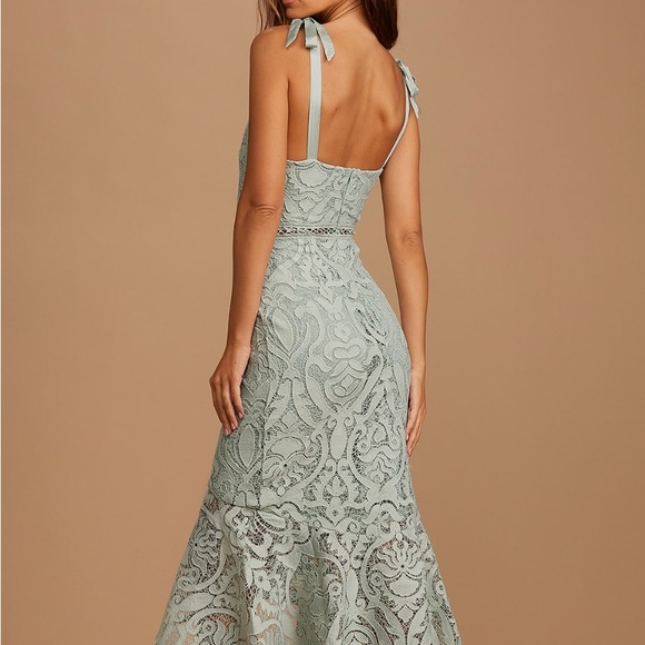 Lulus High-Low Midi Dress - Picture 5 of 6